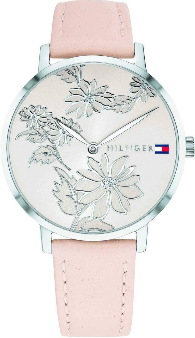 Tommy Hilfiger Reloj Analógico de Cuarzo para mujer con Correa en piel Rosa de Amazon
