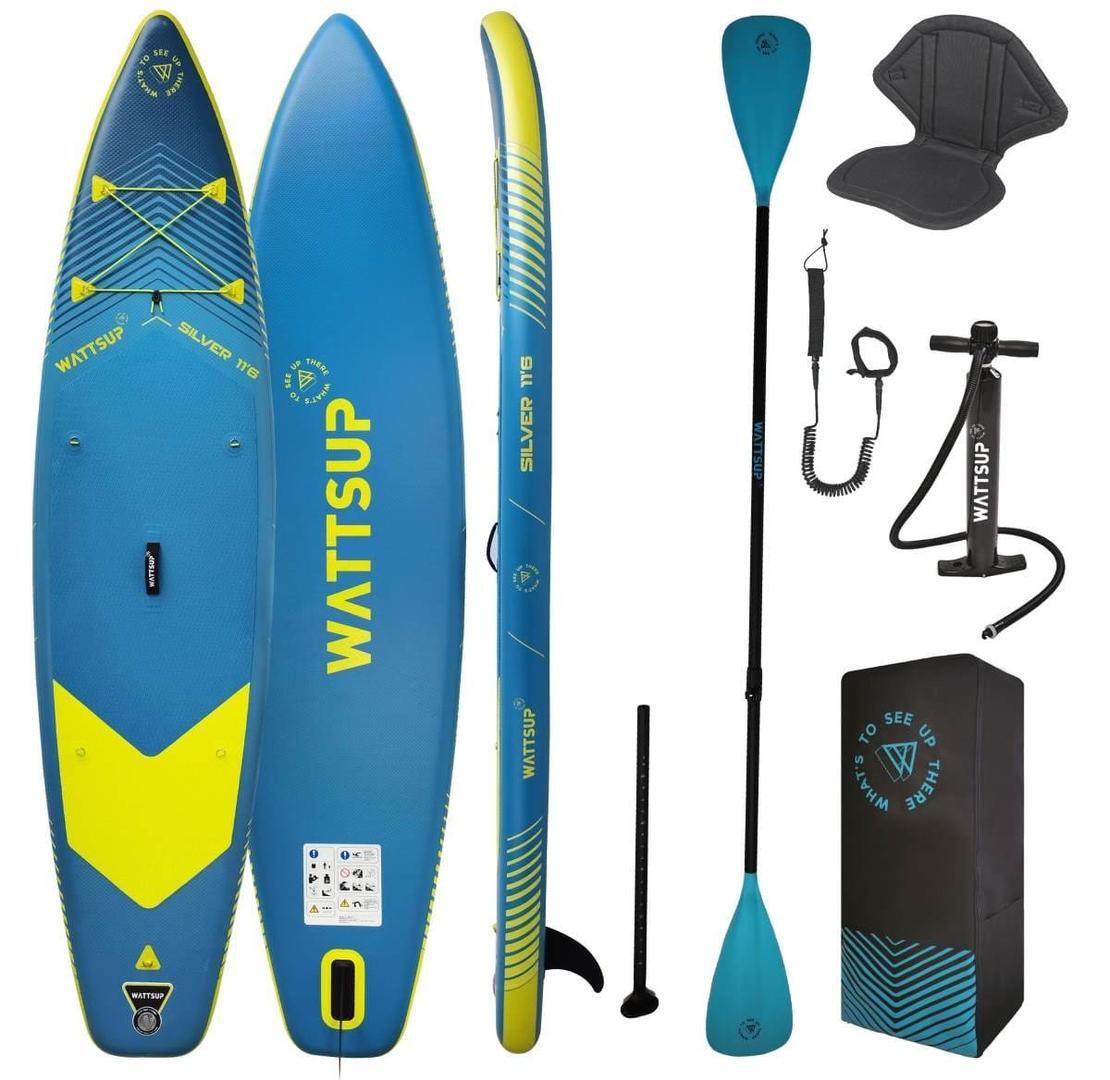 Pack Stand Up Paddle Hinchable + Asiento Kayak Wattsup Silver de Decathlon