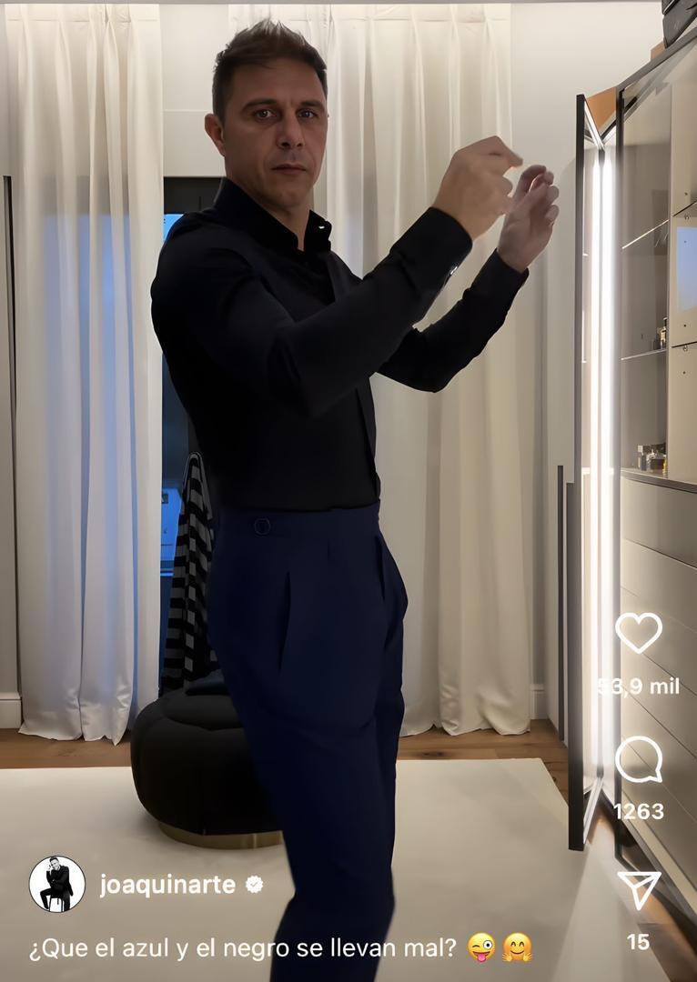 Joaquín Sánchez se viste elegante para salir de fiesta