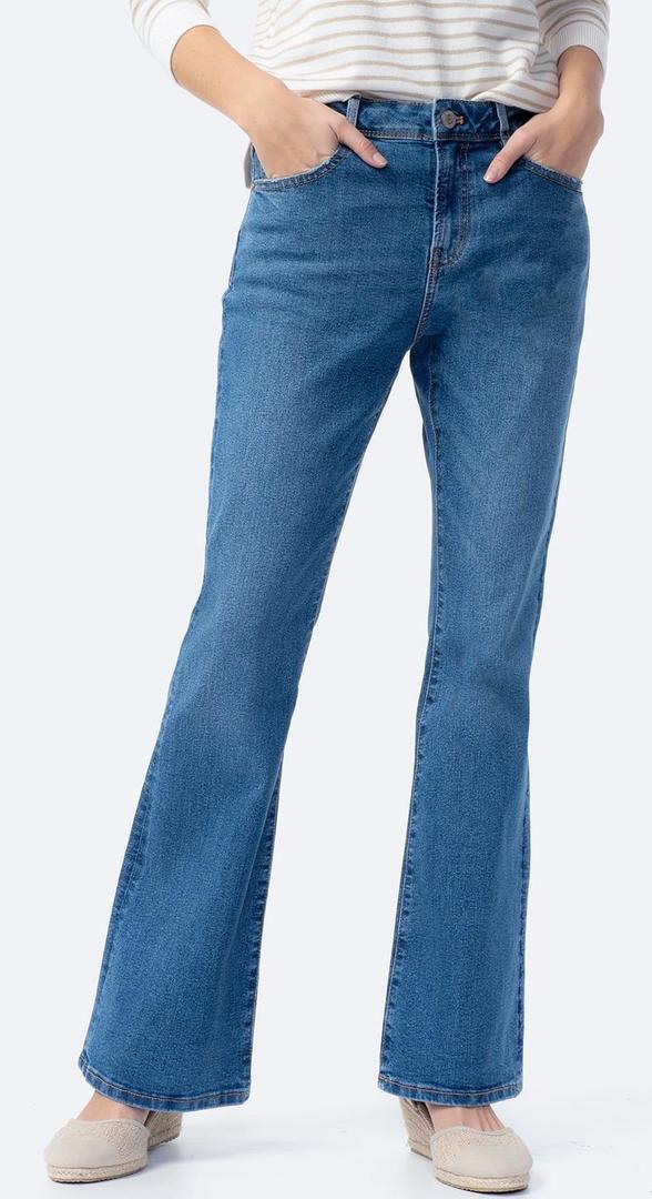 Los pantalones vaqueros largos de campana bootcut de TEX en Carrefour