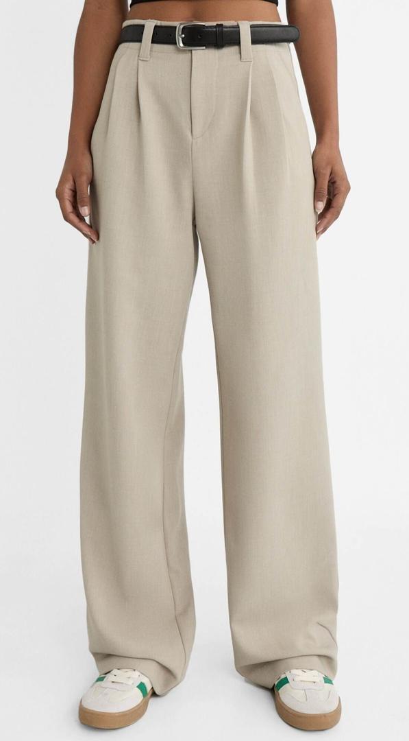 Pantalón vestir cinturón de Stradivarius