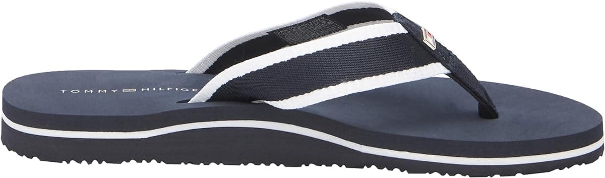 Tommy Hilfiger Hilfiger Webbing Pool Slide chancla mujer de Amazon