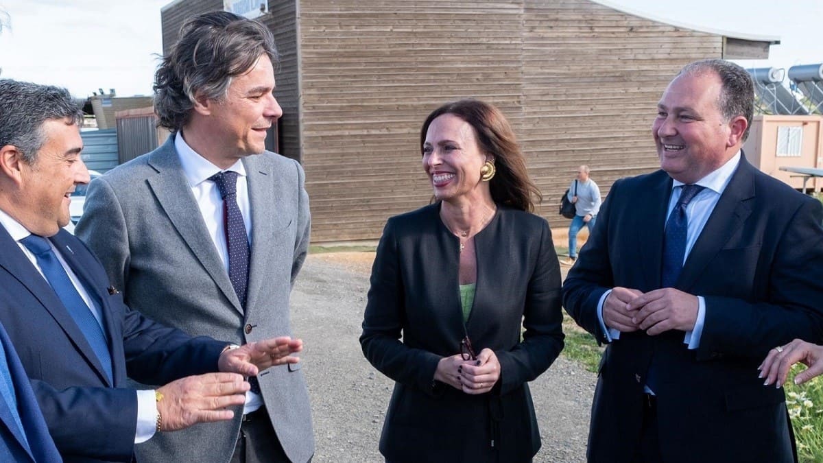 La consejera de Fomento, Rocío Díaz, durante una visita reciente a Huelva