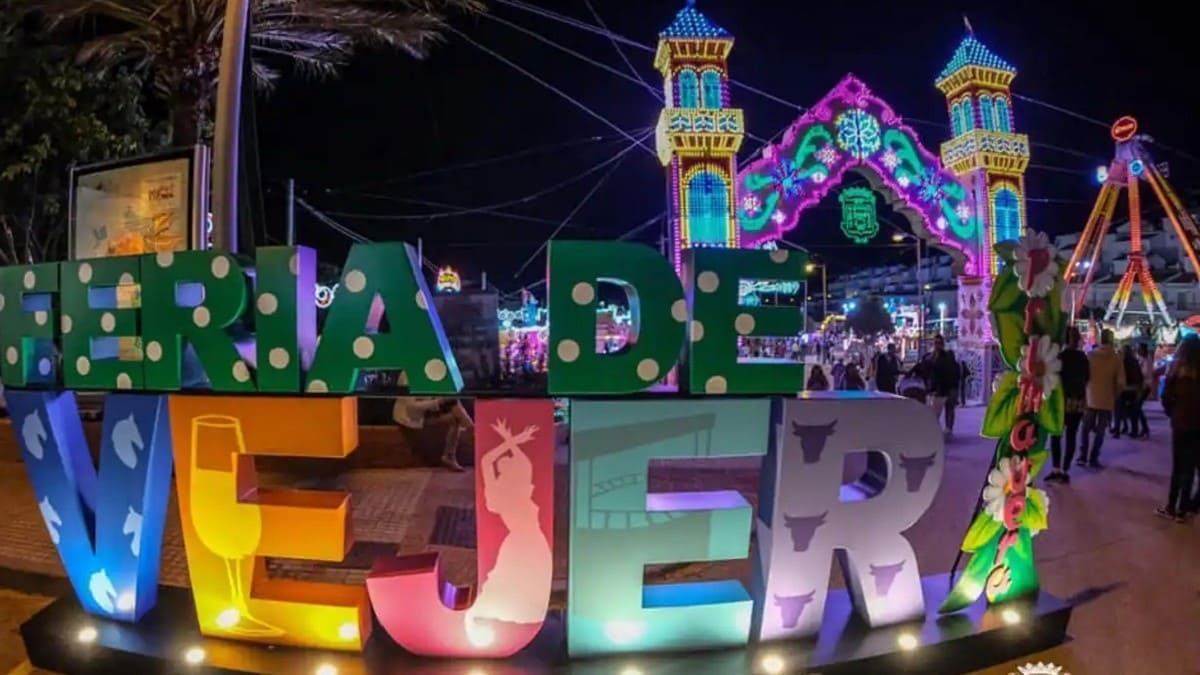Imagen del real de la Feria de Vejer