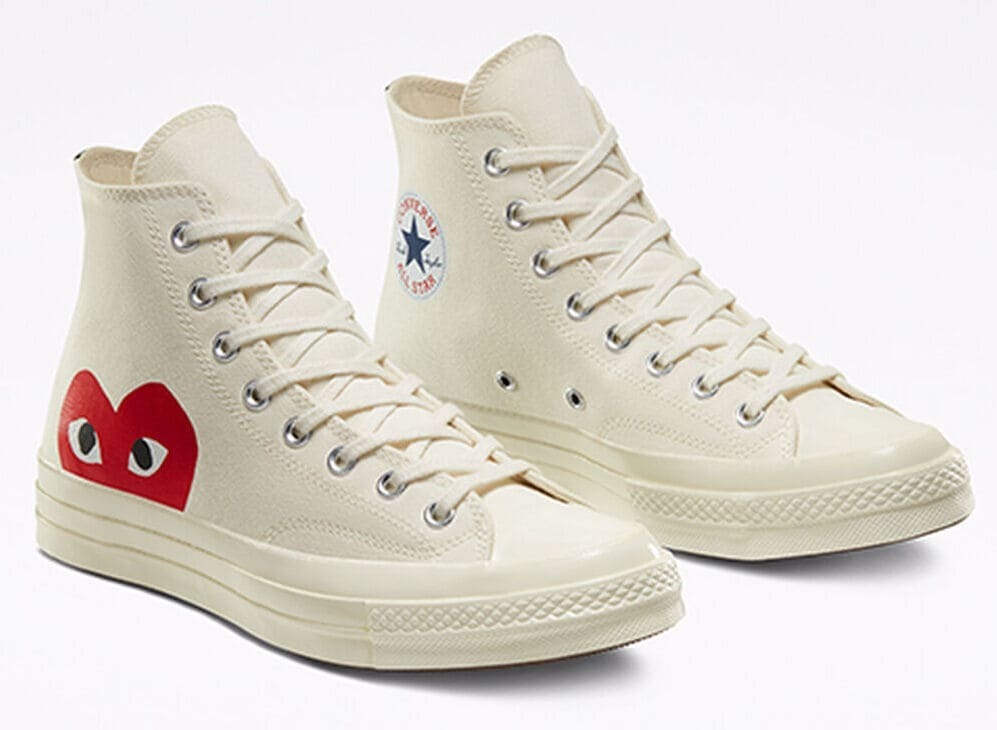 Las botas de edición limitada Converse x Comme des Garçons PLAY Chuck 70