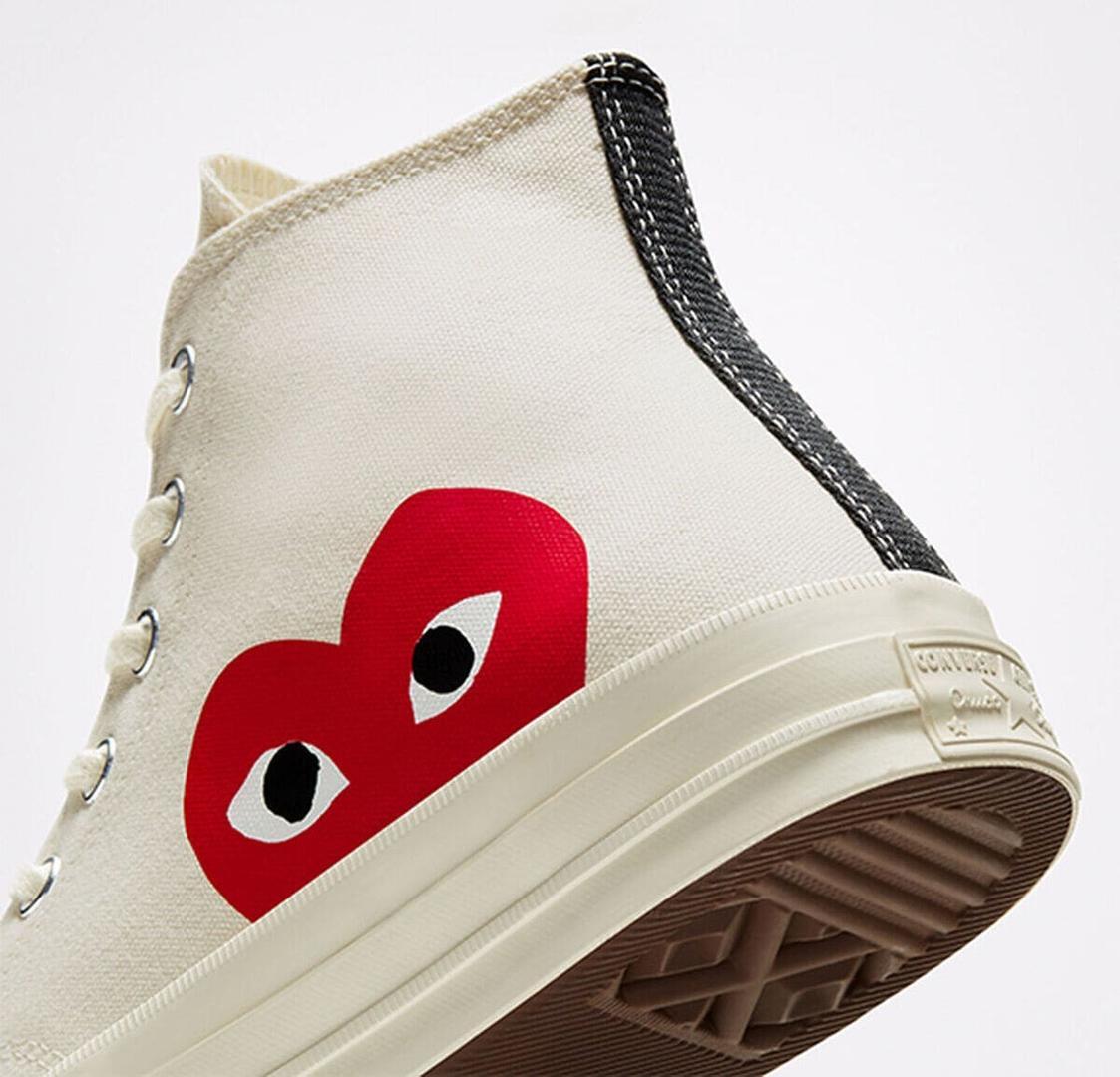 Las botas de edición limitada Converse x Comme des Garçons PLAY Chuck 70