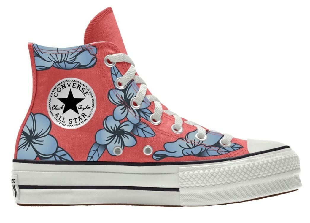 Las nuevas botas Custom Chuck Taylor Al Star Lift Platform Canvas By You de Converse