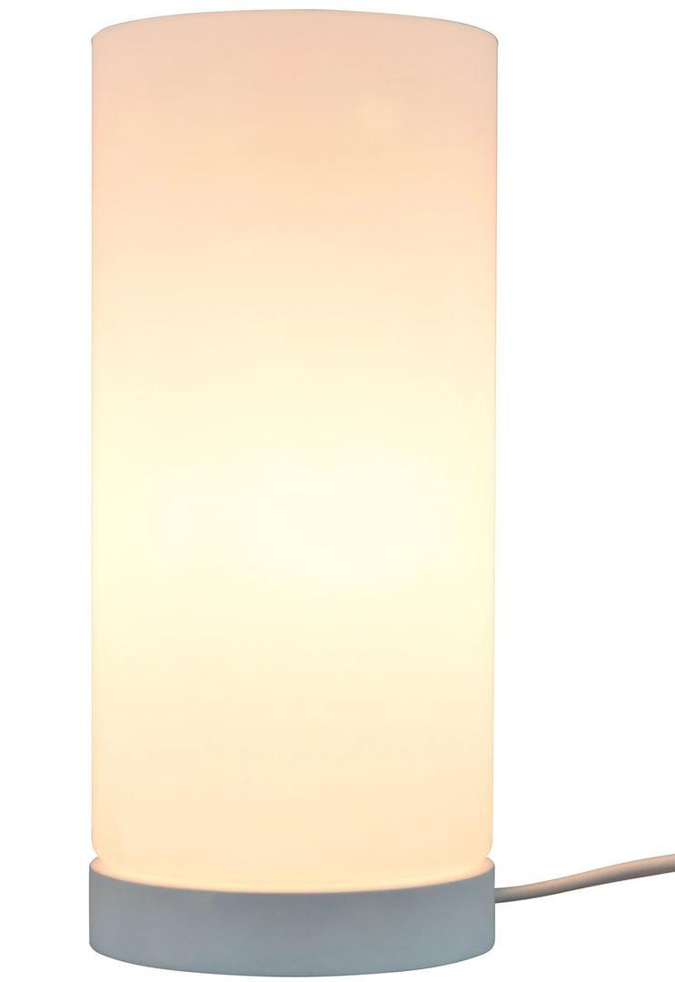 La lámpara de mesa Basic 1 luz E14 D10 INSPIRE blanco de Leroy Merlin