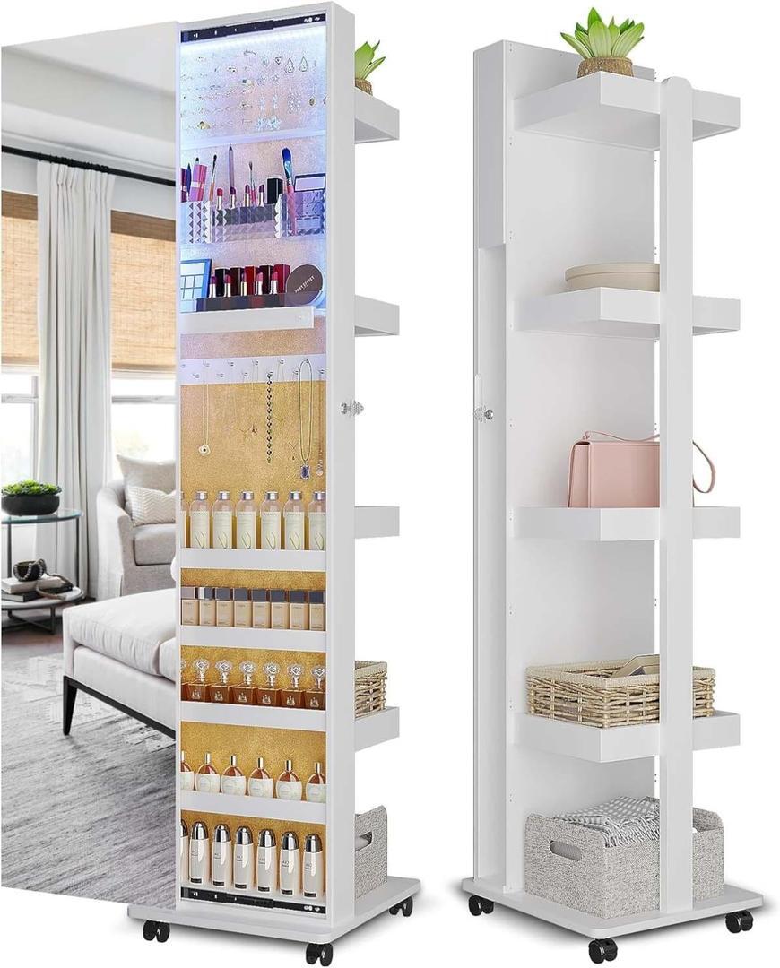 Figbird Armario para joyas giratorio 360° de Amazon