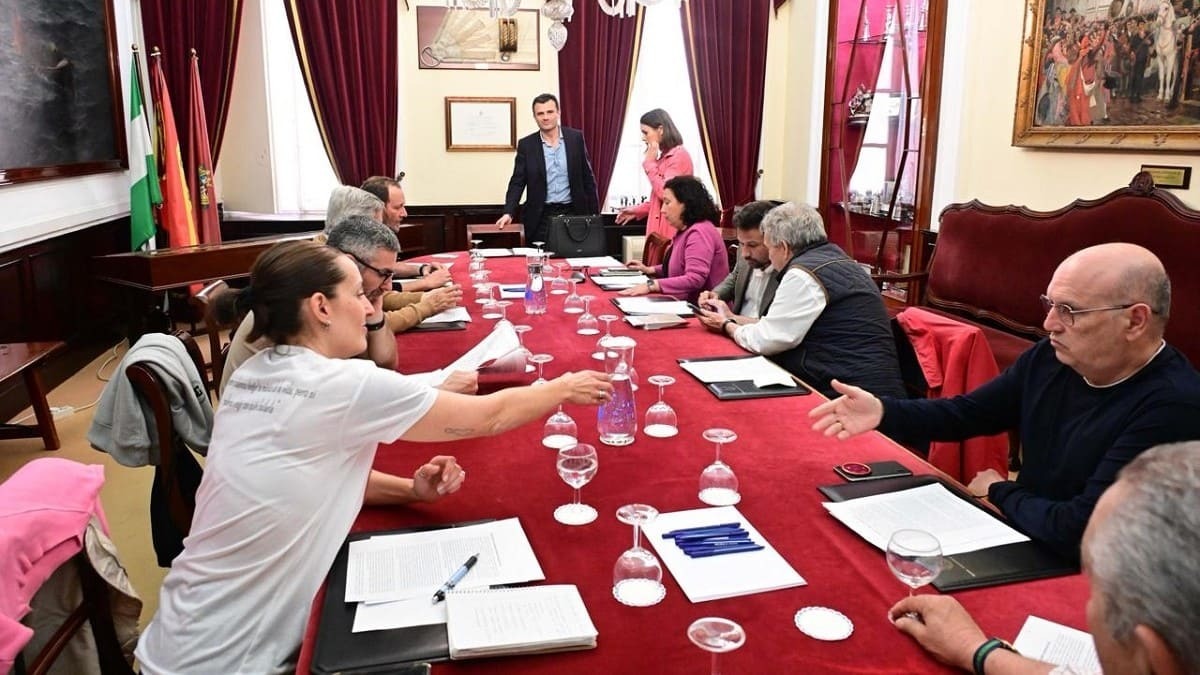 Un momento de la reunión