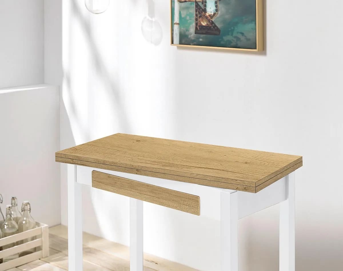 El nuevo conjunto de cocina con mesa y dos sillas Nube de Leroy Merlin