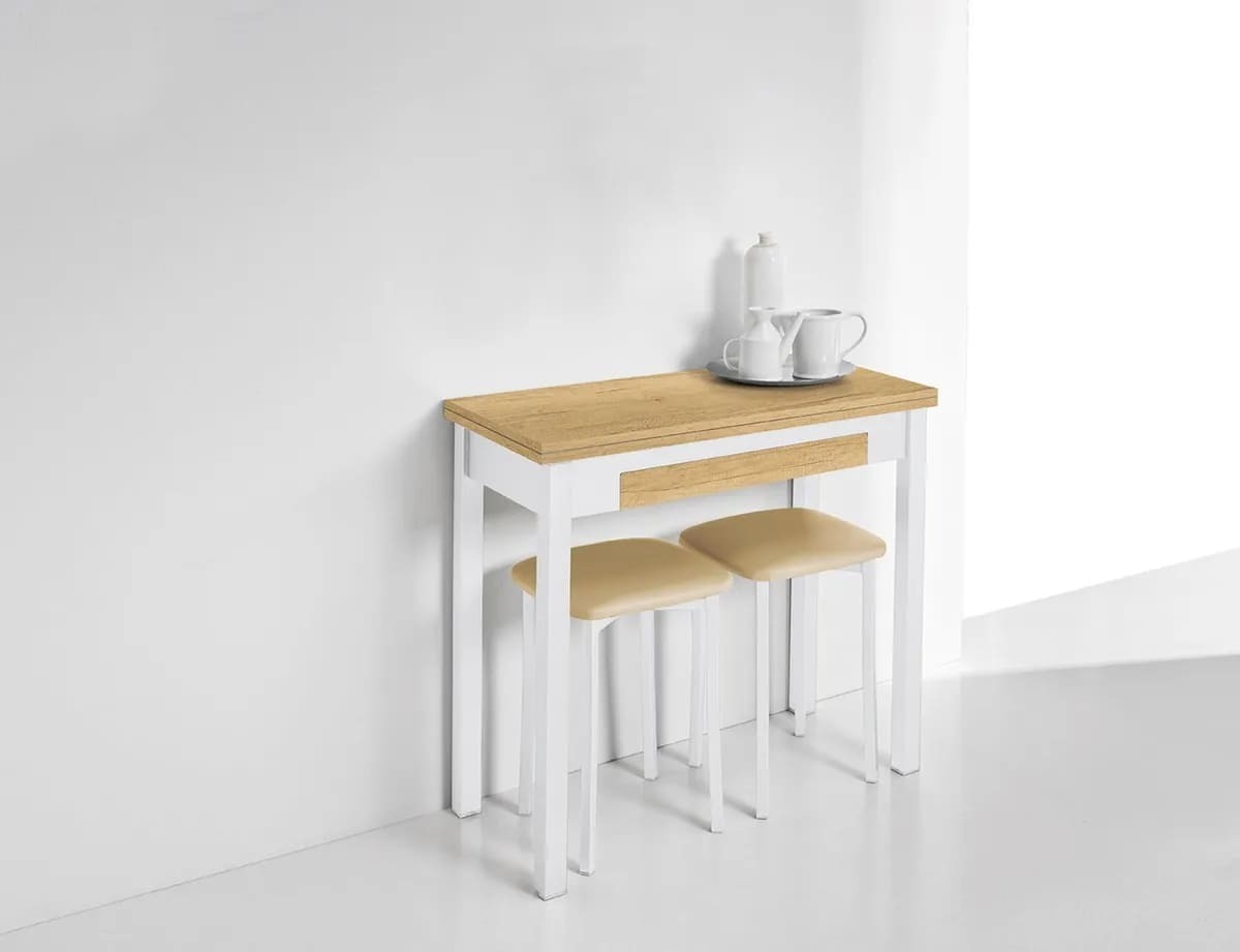 El nuevo conjunto de cocina con mesa y dos sillas Nube de Leroy Merlin