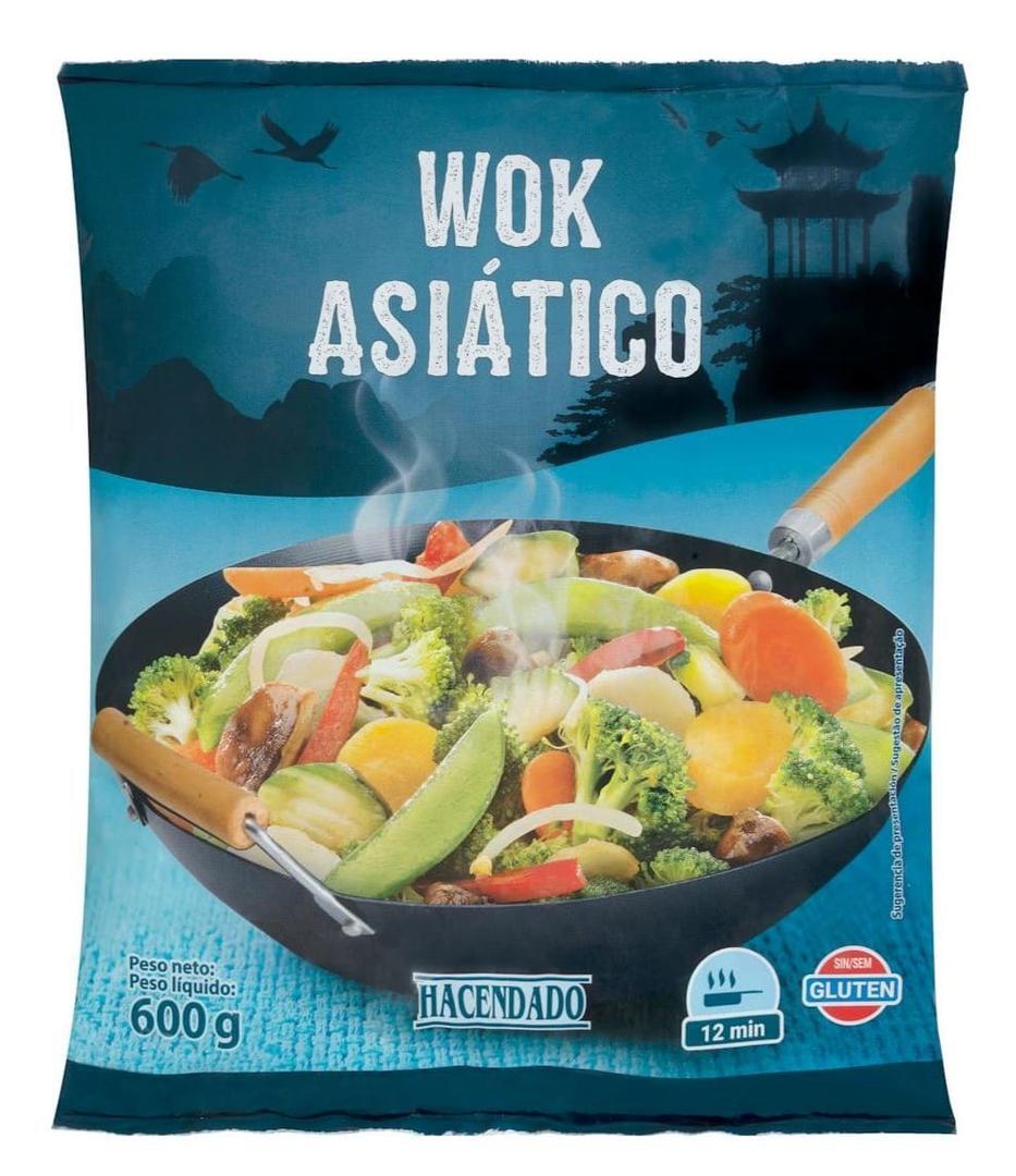 Wok de verduras asiático