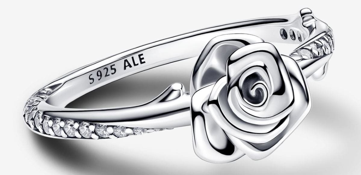 Anillo Rosa Floreciendo de Pandora