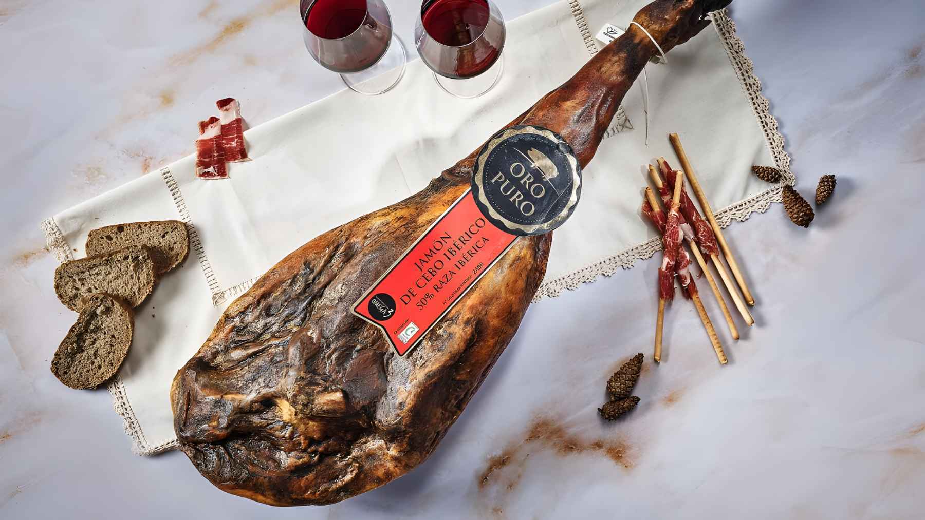 Jamón ibérico Oro Puro de La Nevera Española en Amazon