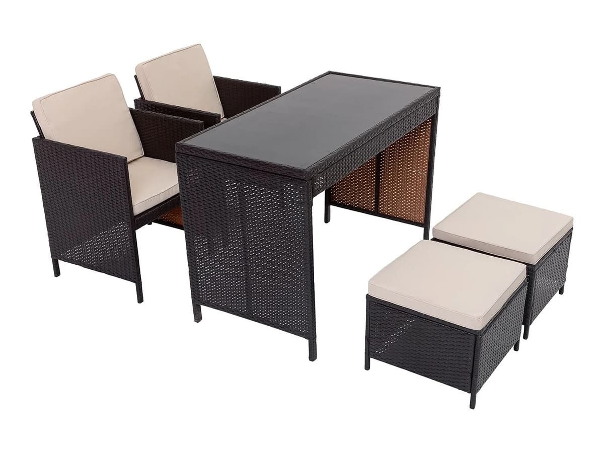 Conjunto de muebles apilables