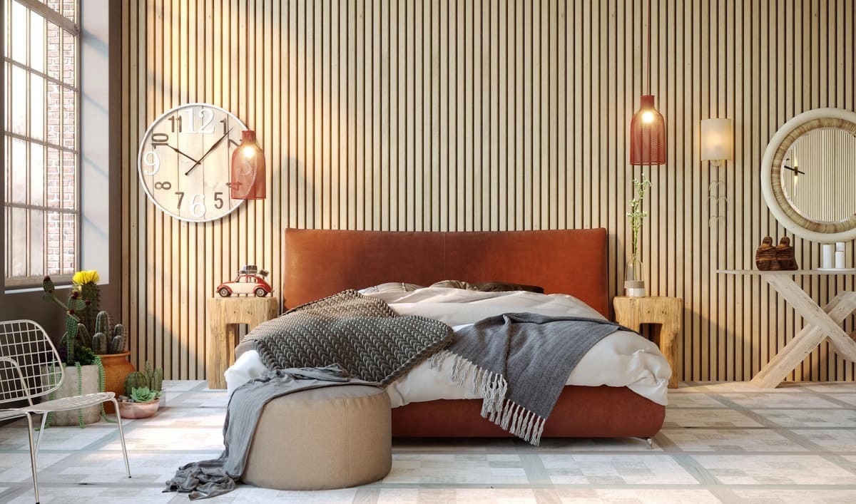 Revestimiento de pared estilo palillería