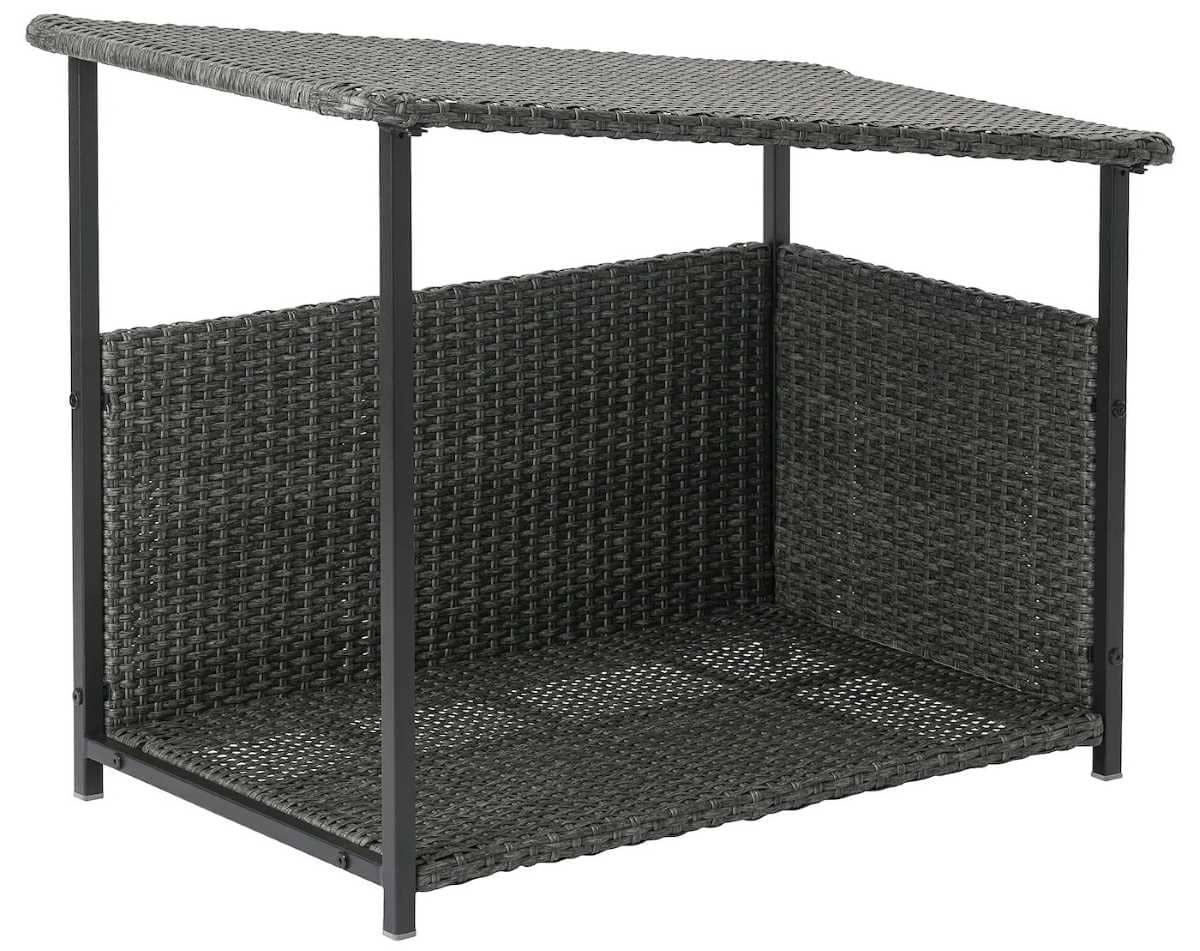 BOLMSÖ Cama para perro, exterior gris oscuro de Ikea