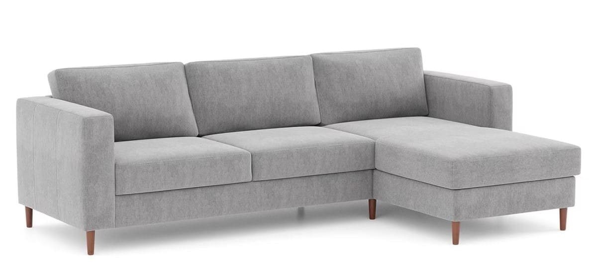 Sofá de 4 plazas con chaiselongue reversible Alan