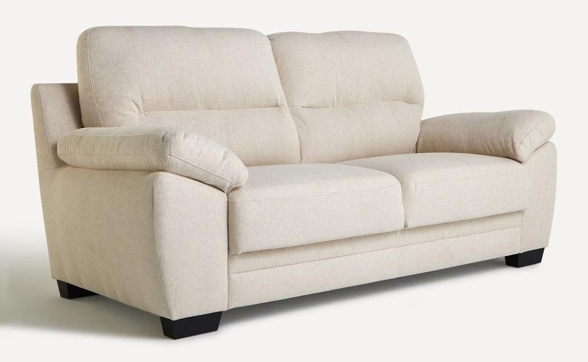 Sofá tapizado de 3 plazas Aries