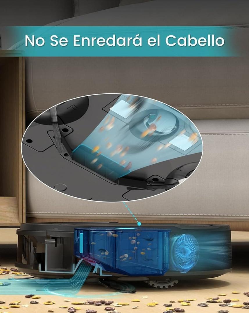 El robot aspirador de 2200Pa silencioso y con seis modos de limpieza M210 Pro de LEFANT en Amazon