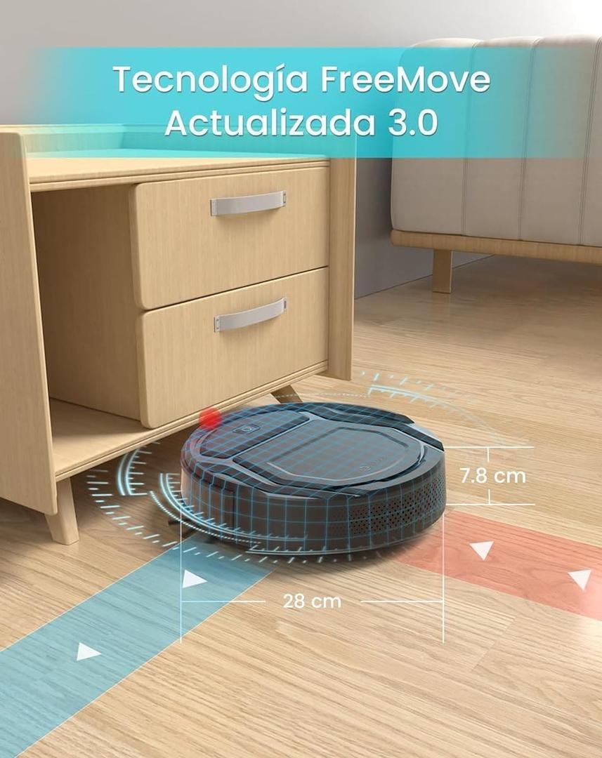 El robot aspirador de 2200Pa silencioso y con seis modos de limpieza M210 Pro de LEFANT en Amazon