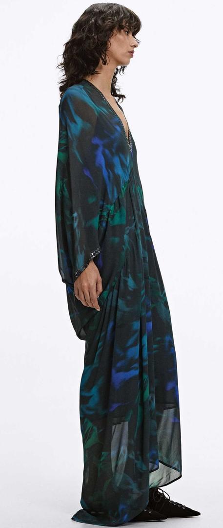 Vestido largo estampado de Parfois