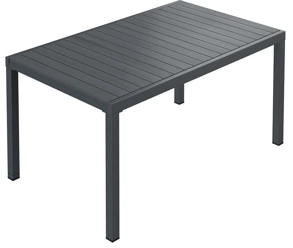 Mesa extensible de aluminio para jardín