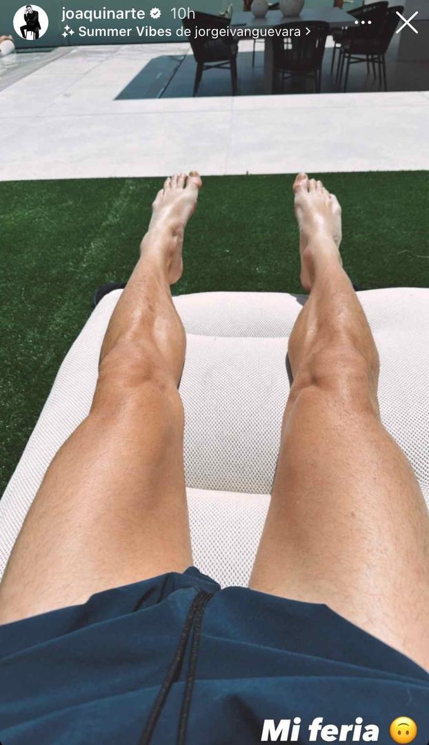 Joaquín Sánchez toma el sol un día de la Feria de Abril | Instagram