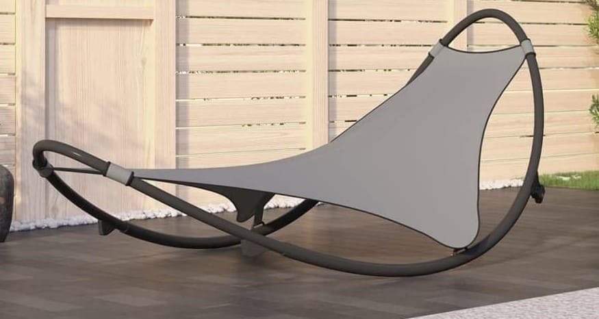 FIRBNUS Tumbona Mecedora con Ruedas de Amazon