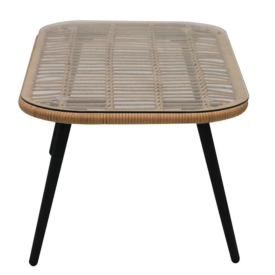 El conjunto de muebles de jardín de bambú Jable de El Corte Inglés