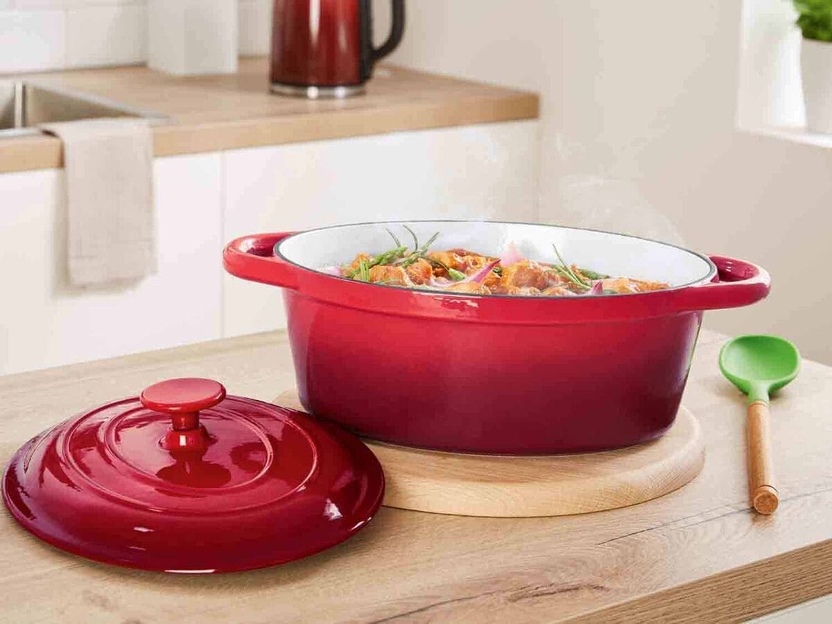 El asador de hierro fundido de 4 litros de Lidl