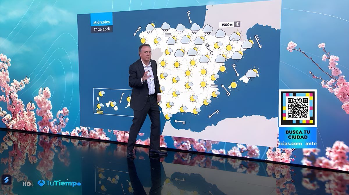 Roberto Brasero da el pronóstico del tiempo para este 17 de abril