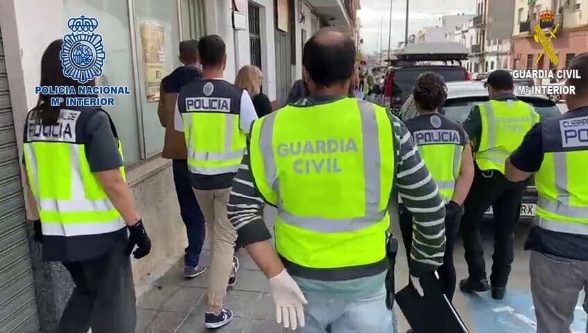 Operación conjunta de Guardia Civil y Policía Nacional