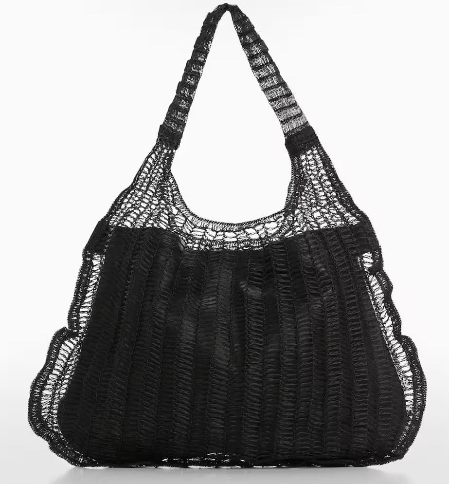 El nuevo bolso shopper de red de Mango