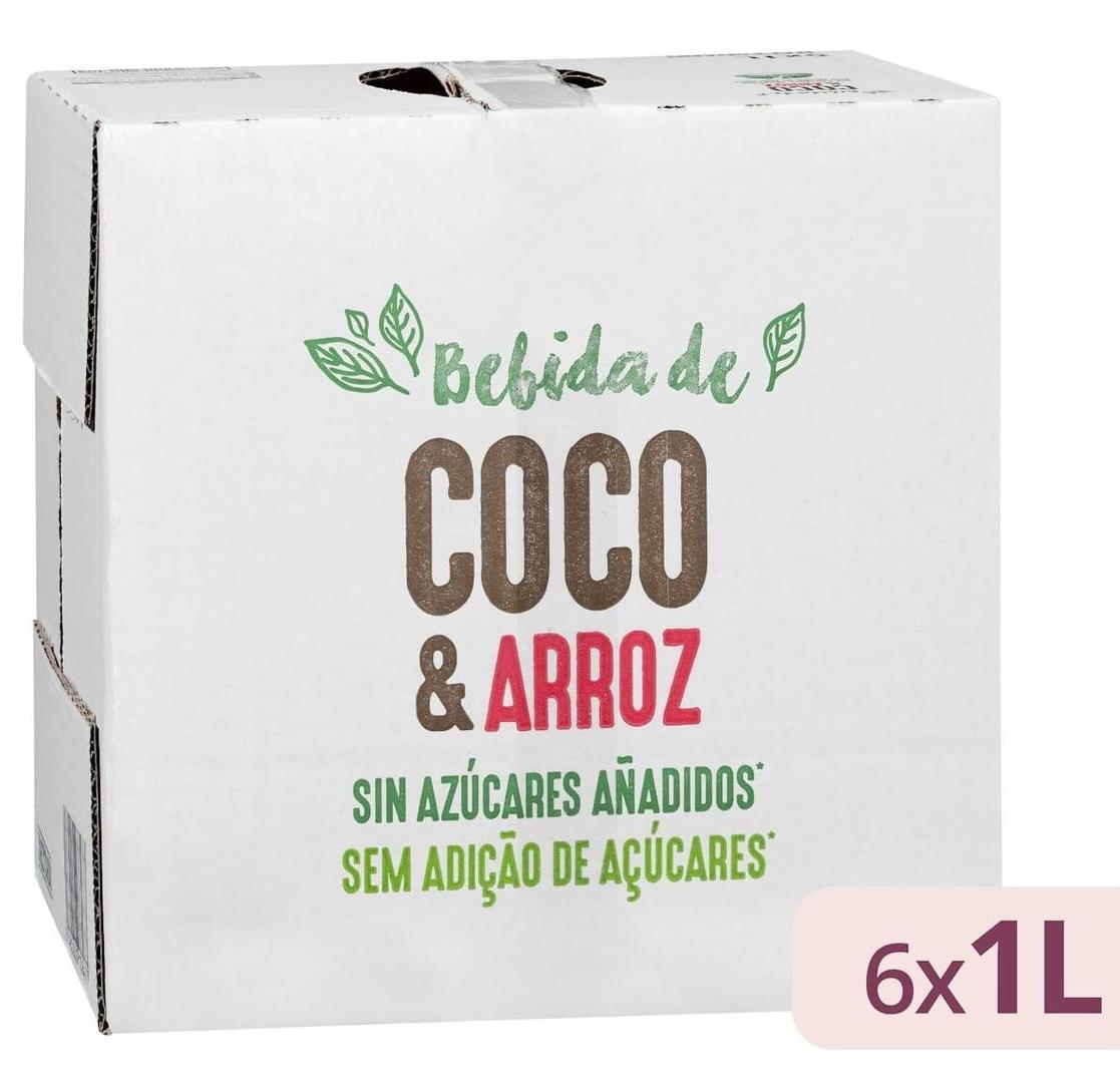 Bebida de coco y arroz