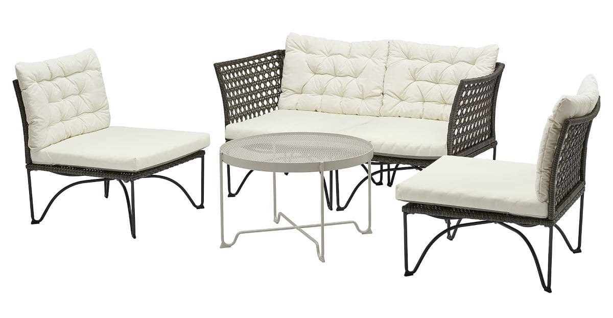 Conjunto de 4 plazas JUTHOLMEN