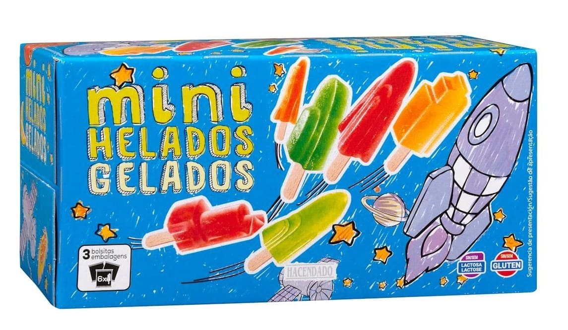 Mini helados Hacendado