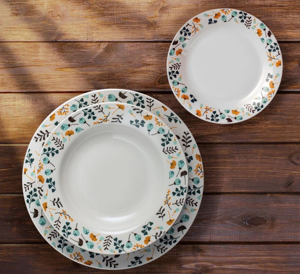 Vajilla decorada H&H Mérida