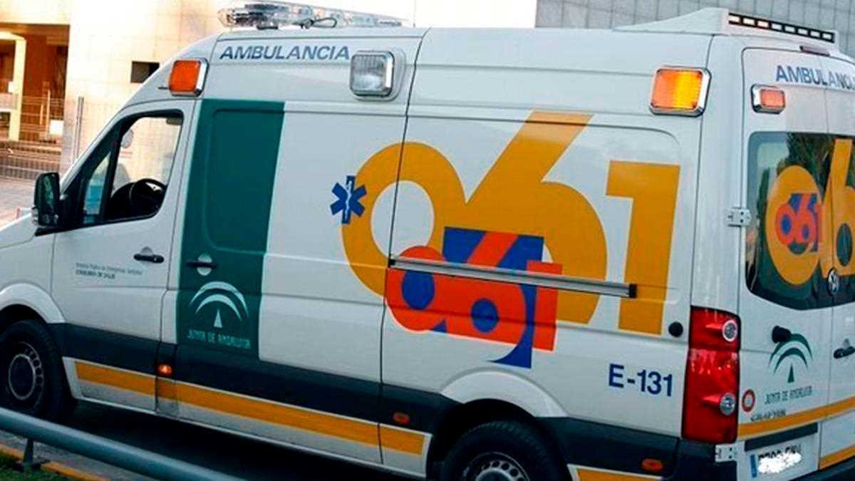 Una ambulancia en una foto de archivo