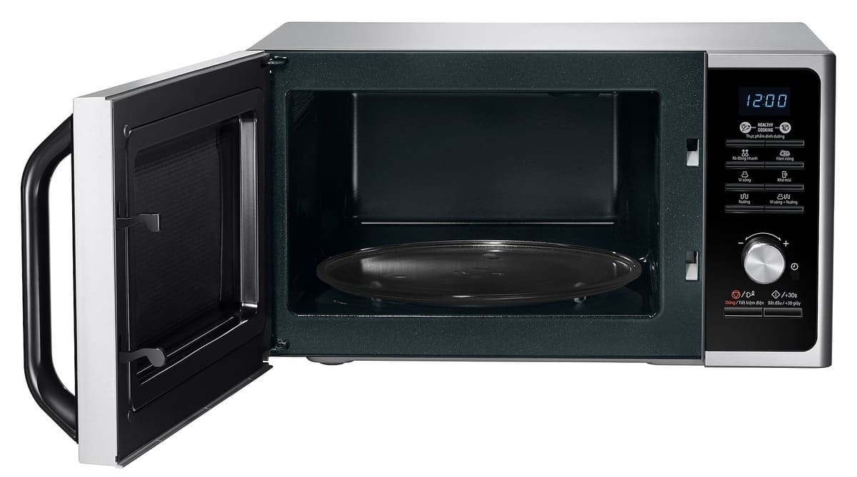 El microondas con grill Samsung de 800 W y 23 L color negro en Carrefour