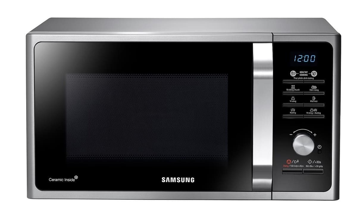 El microondas con grill Samsung de 800 W y 23 L color negro en Carrefour