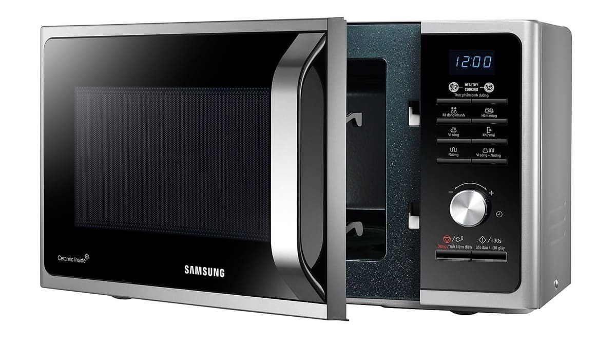 El microondas con grill Samsung de 800 W y 23 L color negro en Carrefour