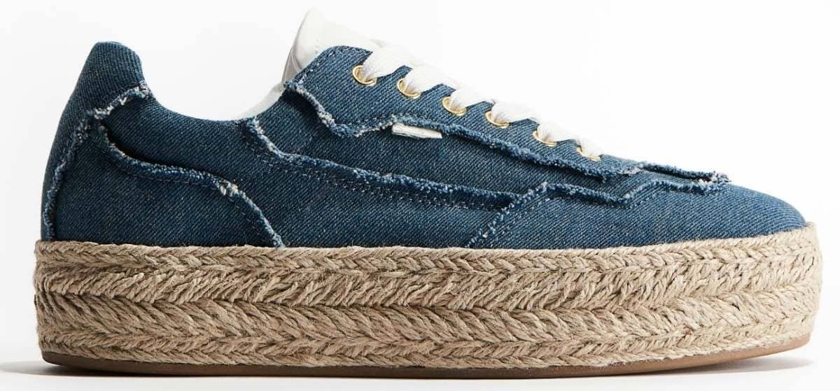 Zapatillas alpargata doble plataforma de H&M