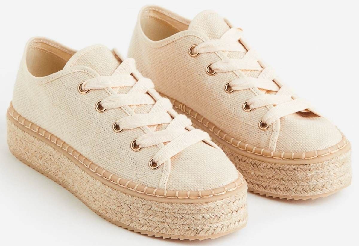 Zapatillas alpargata plataforma de H&M