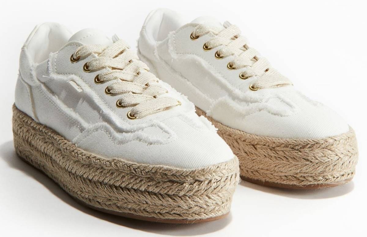 Zapatillas alpargata doble plataforma de H&M