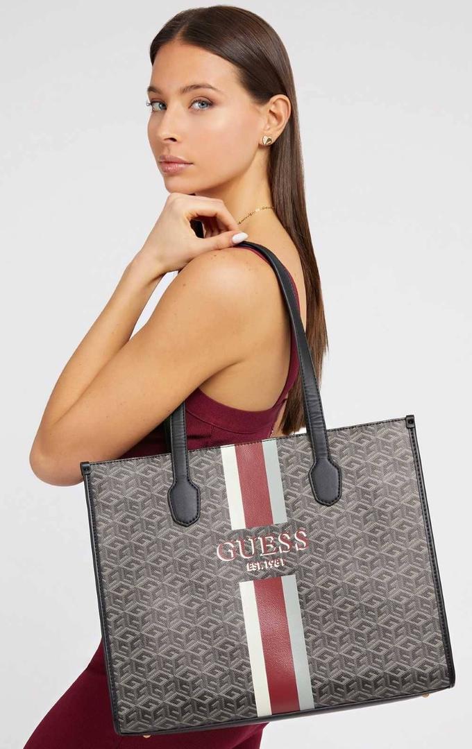 Bolso shopper silvana logo g cube de GUESS