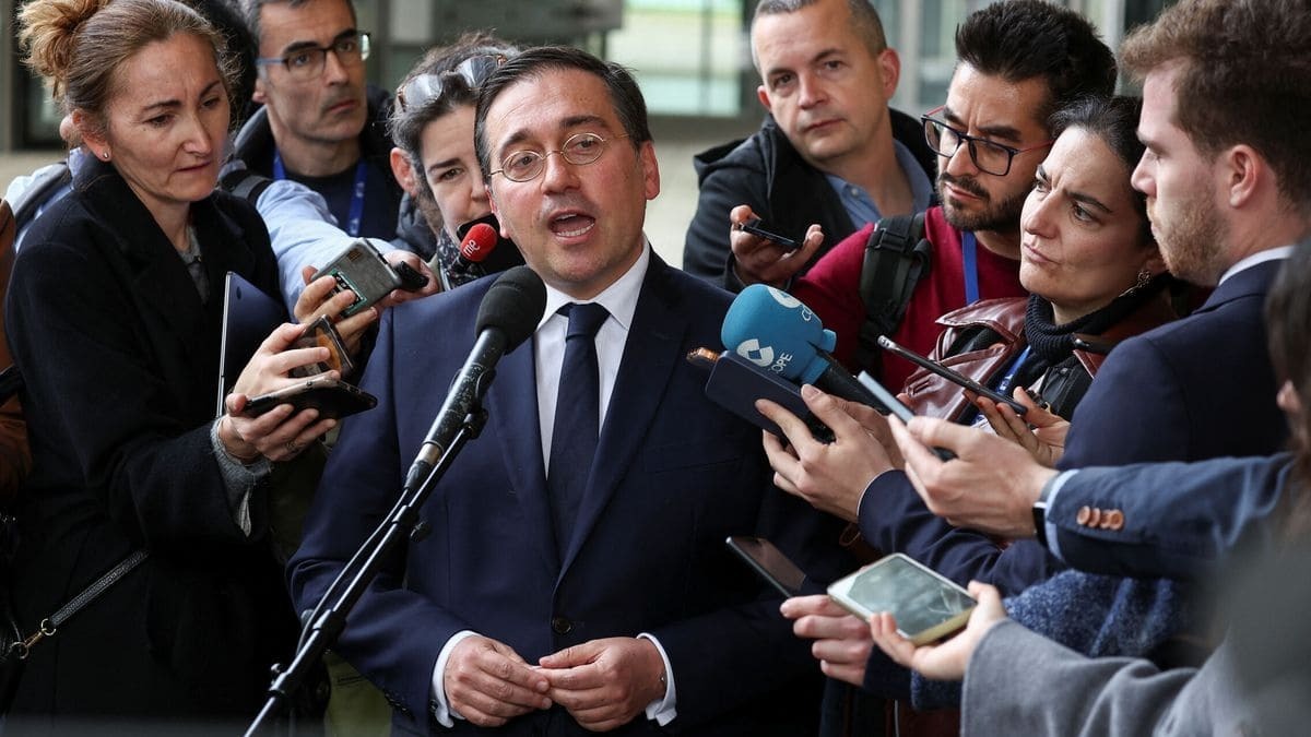 El ministro de Asuntos Exteriores del Gobierno de España José Manuel Albares