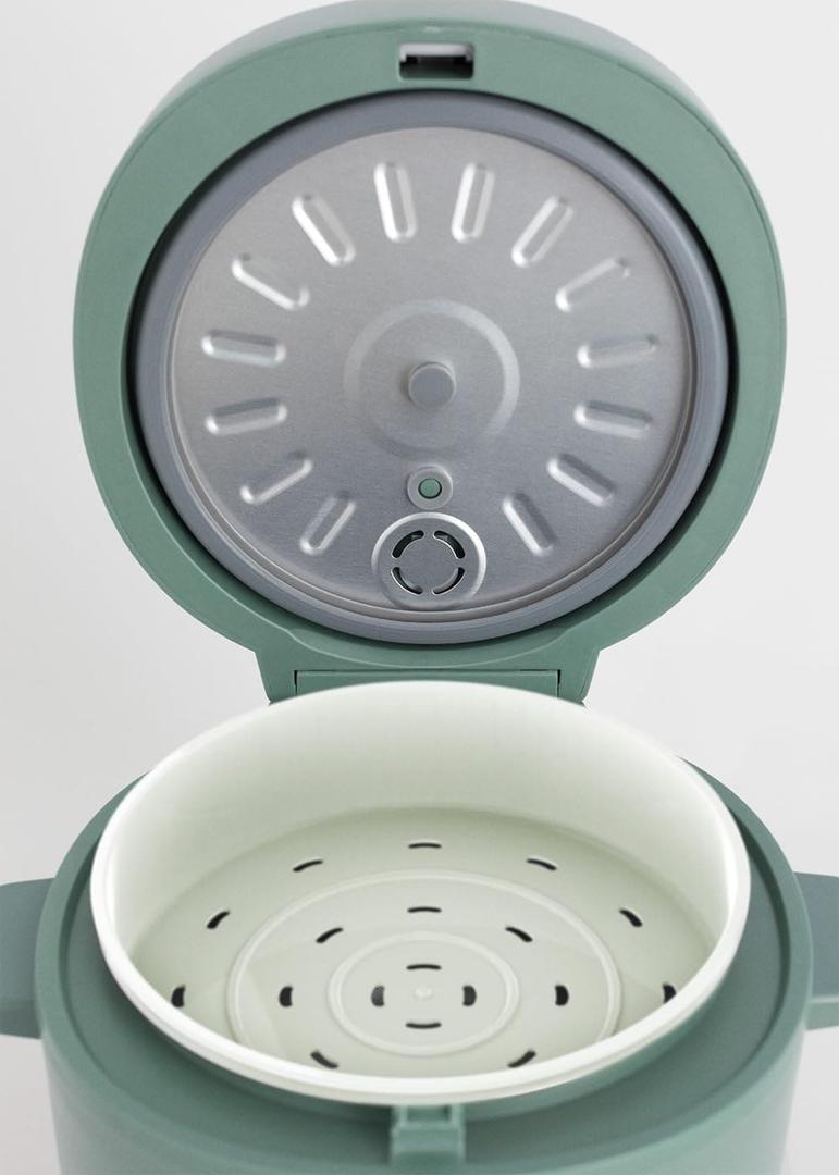 La arrocera eléctrica de 2 litros color verde de Create en Amazon