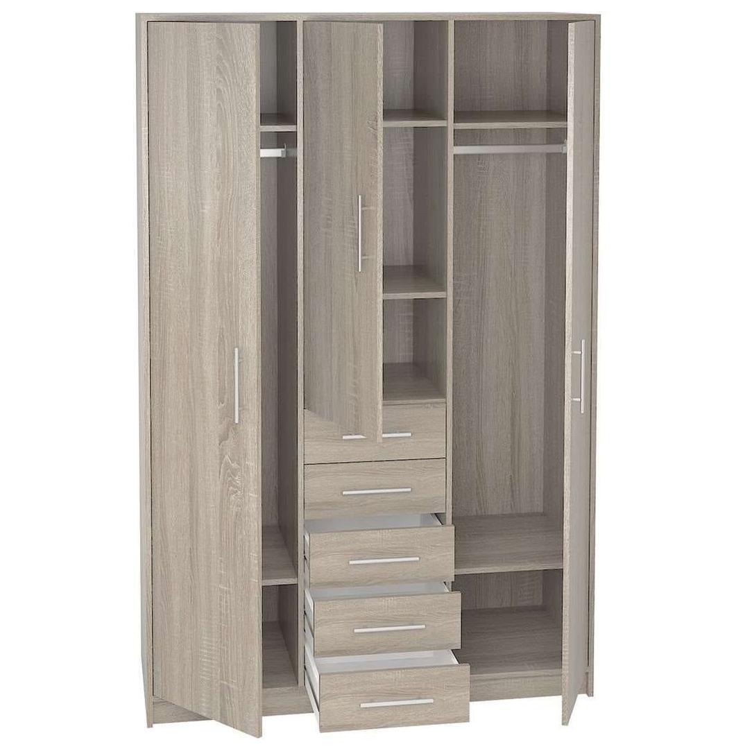 Meka BlockArmario Ropero 3 Puertas Abatibles + 5 Cajones de El Corte Inglés